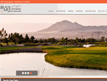 Tablet Screenshot of golfblackmountain.com
